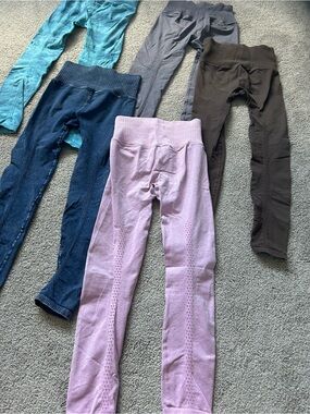 Free people happiness runs leggings. Bundle of 5